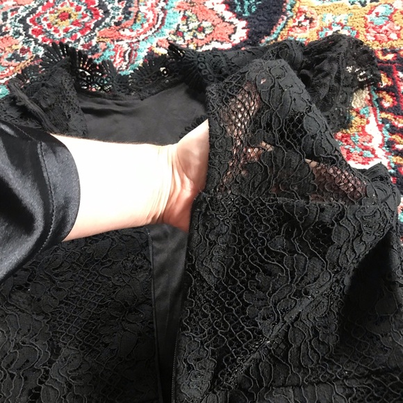 For Sale! NWOT Lulus Black Lace Dress - Picture 15 of 15